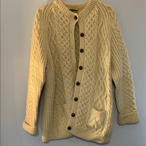 An Irish-knit Sweater